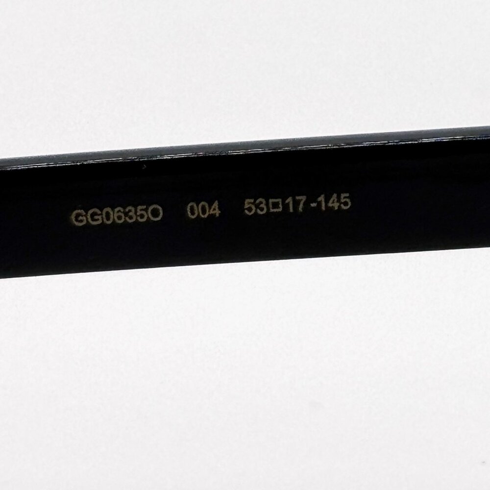 NEW GUCCI GG0635O 004 BLACK WOMEN EYEGLASSES GUCCI - Picture 9 of 11